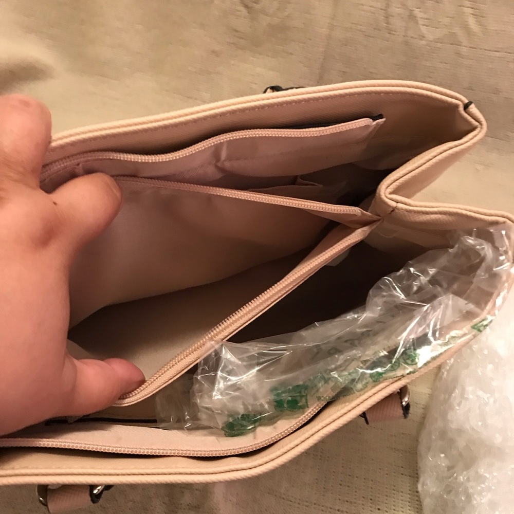 Beige Nude tote bag - Picture 5 of 12